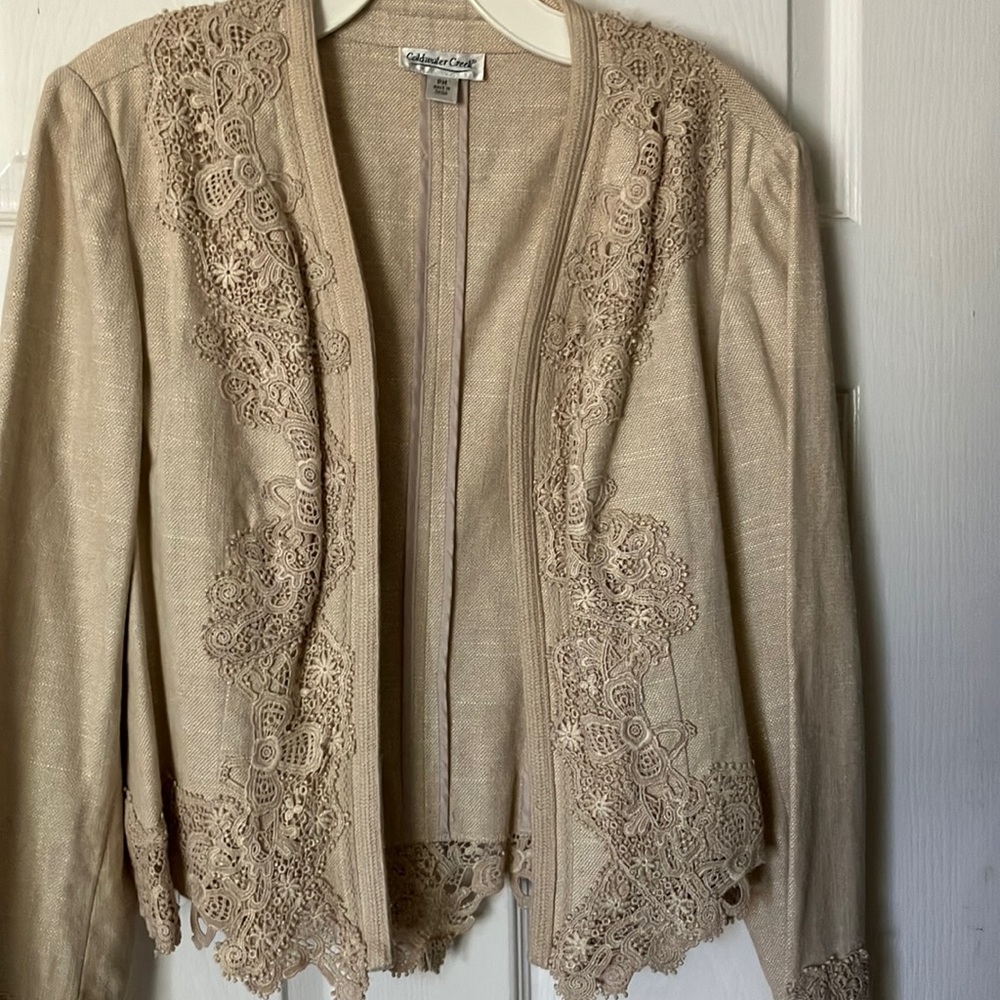 Coldwater Creek, gently worn, beige, Size small